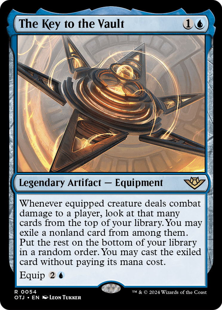 The Key to the Vault - (OTJ) #54 (Foil)
