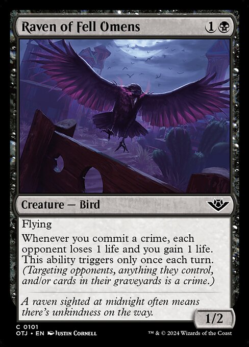 Raven of Fell Omens - (OTJ) #101