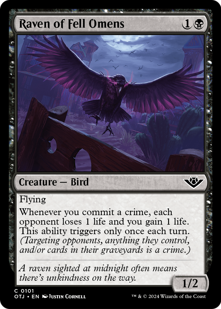 Raven of Fell Omens - (OTJ) #101