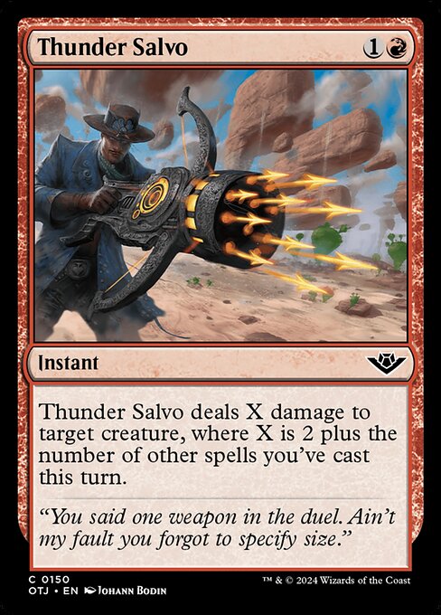Thunder Salvo - (OTJ) #150
