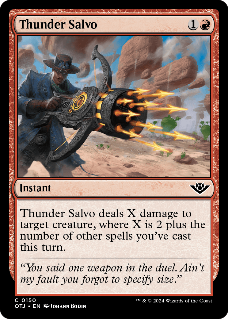 Thunder Salvo - (OTJ) #150