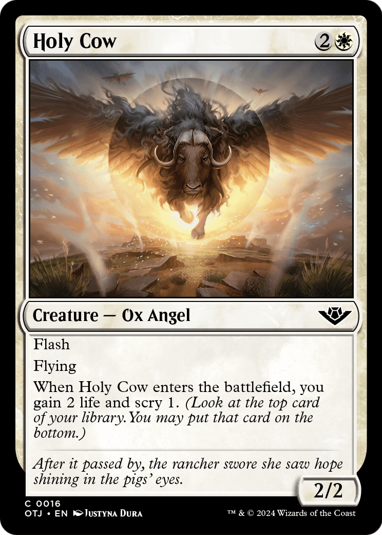 Holy Cow - (OTJ) #16