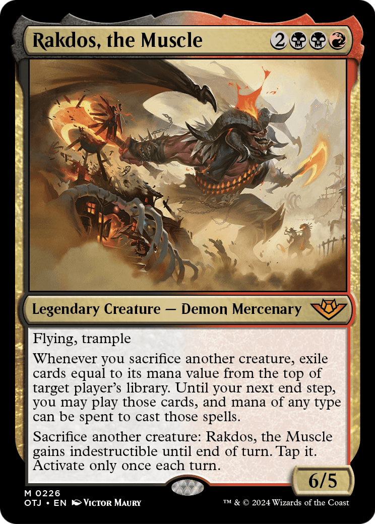 Rakdos, the Muscle - (OTJ) #226