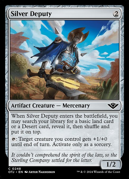 Silver Deputy - (OTJ) #248