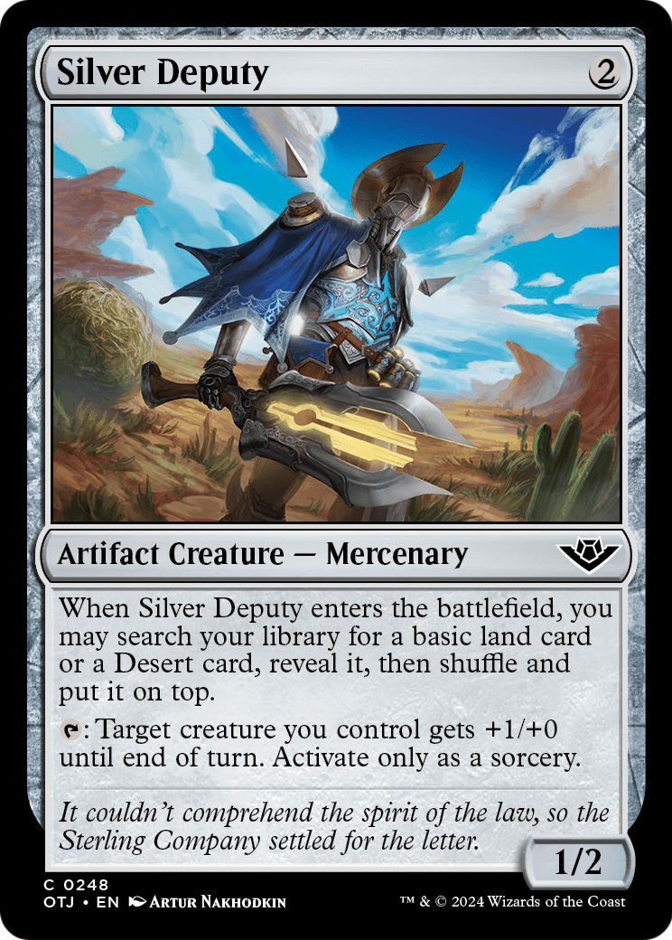 Silver Deputy - (OTJ) #248