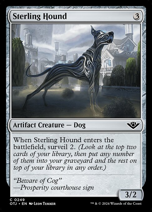 Sterling Hound - (OTJ) #249 (Foil)