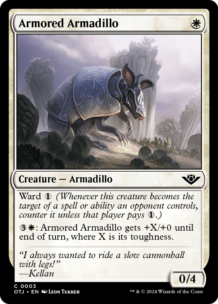 Armored Armadillo - (OTJ) #3
