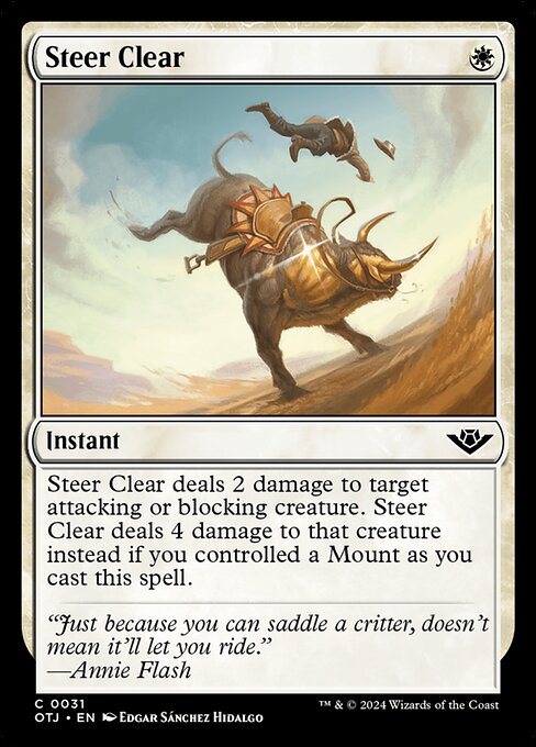 Steer Clear - (OTJ) #31