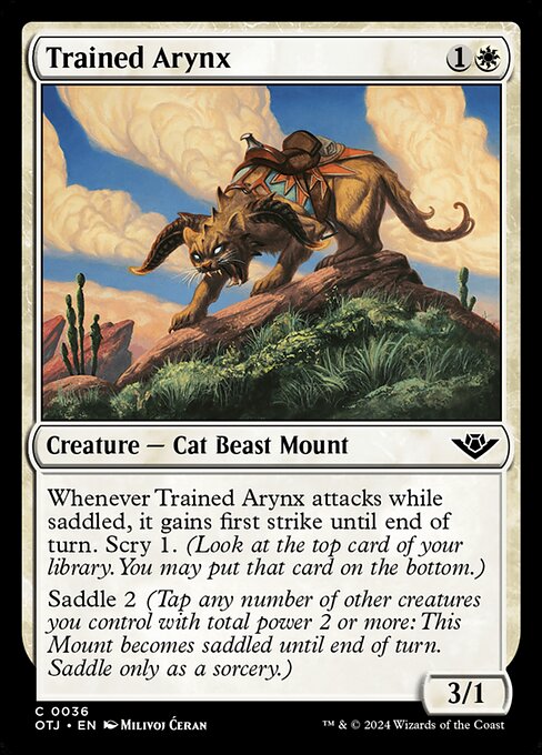 Trained Arynx - (OTJ) #36