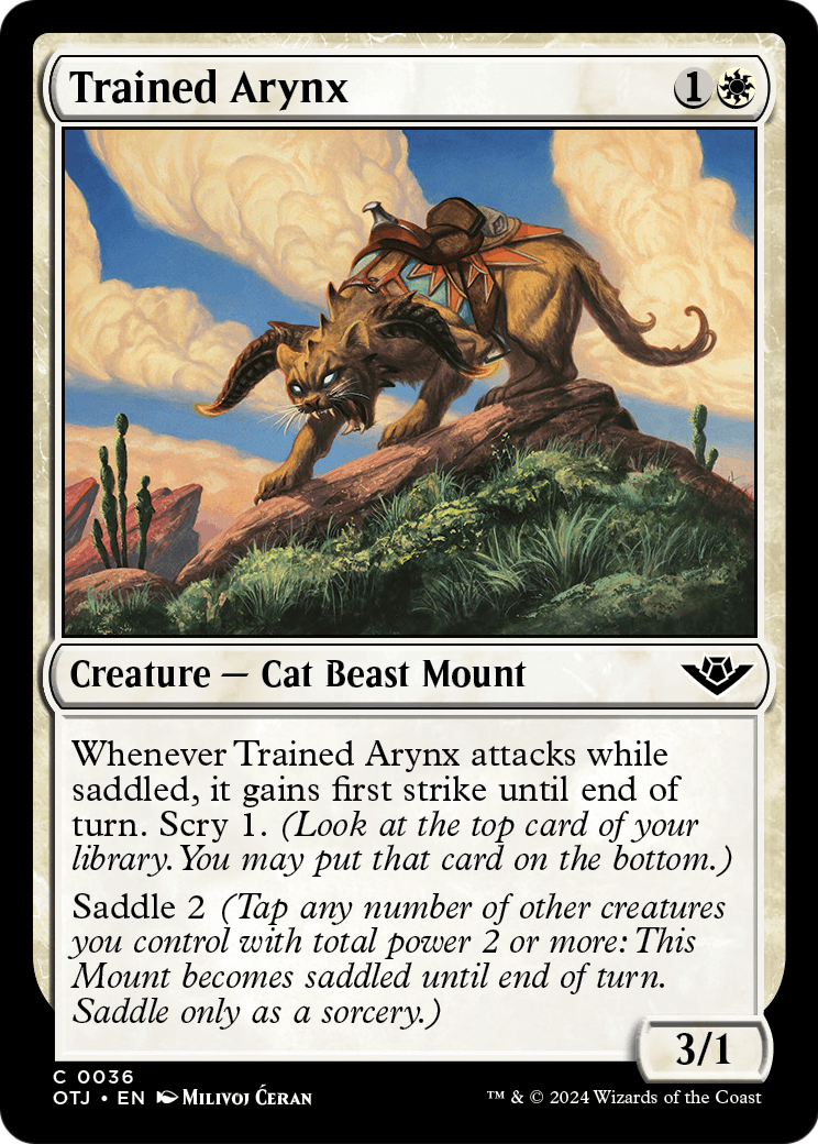 Trained Arynx - (OTJ) #36