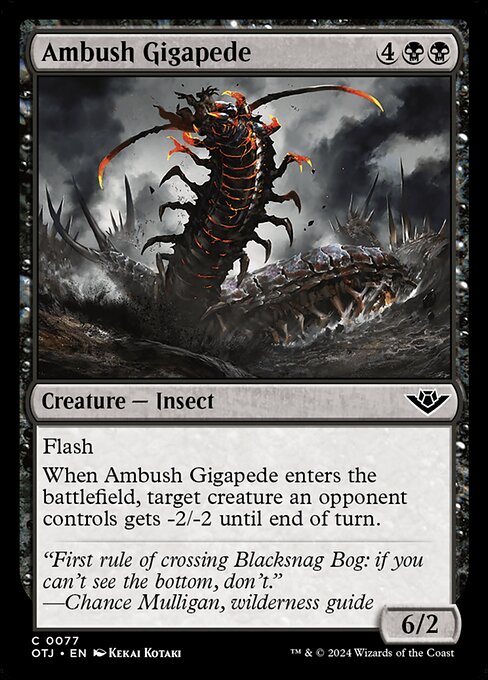 Ambush Gigapede - (OTJ) #77