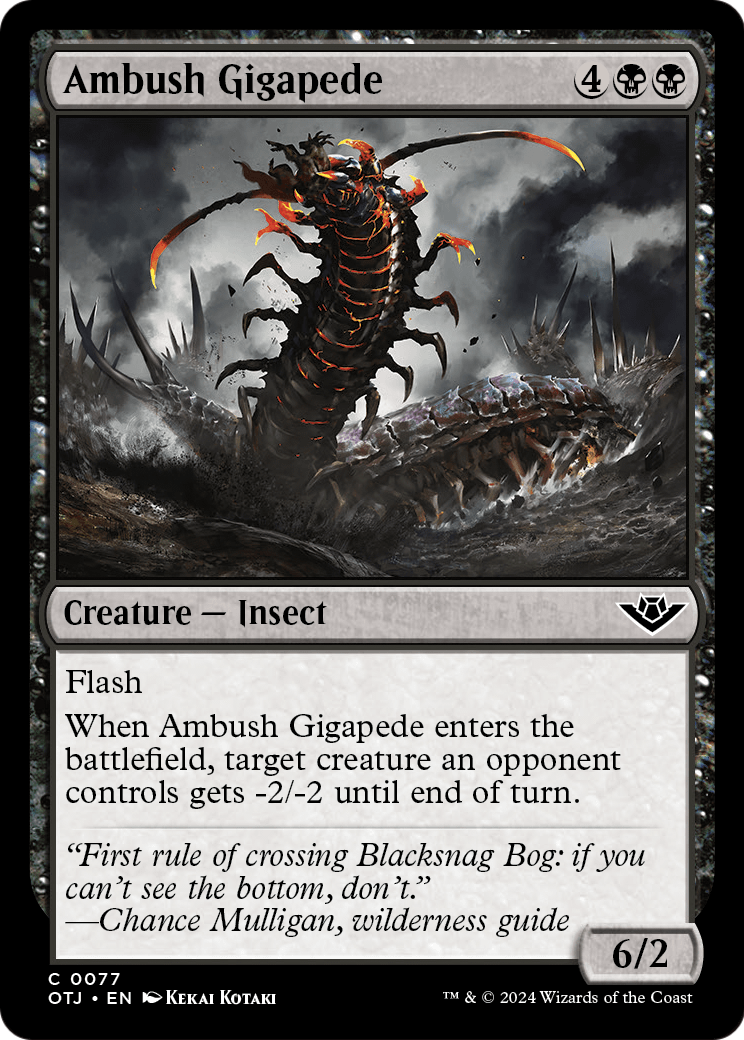 Ambush Gigapede - (OTJ) #77