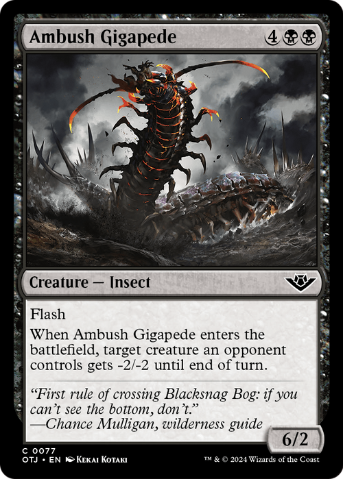 Ambush Gigapede - (OTJ) #77