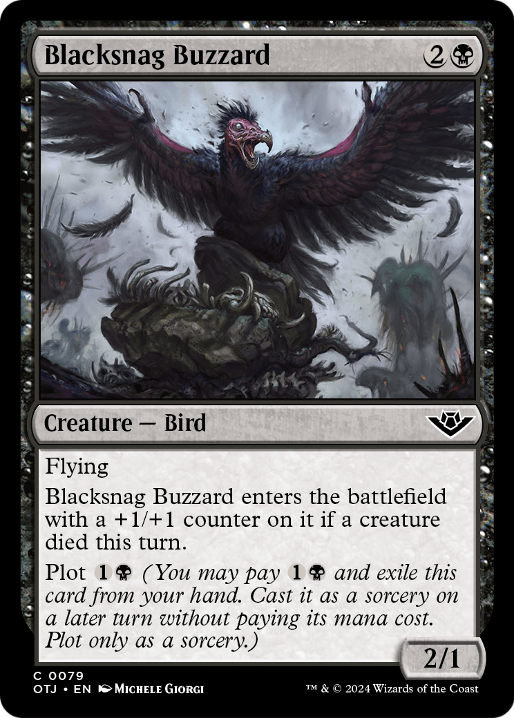 Blacksnag Buzzard - (OTJ) #79