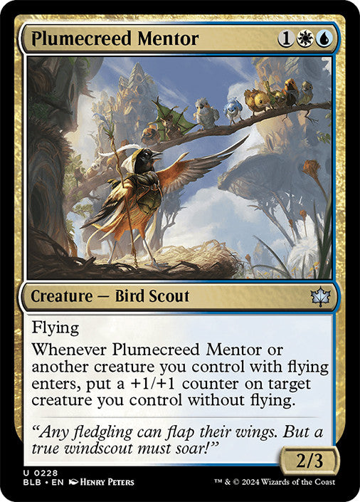 Plumecreed Mentor - Bloomburrow (BLB) #228