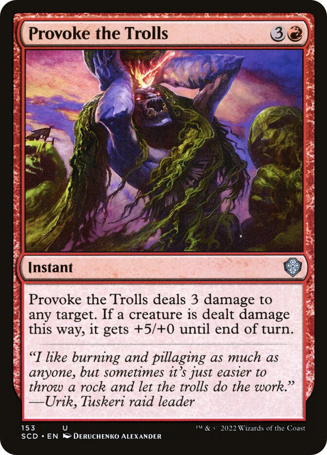 Provoke the Trolls - Starter Commander Decks #153