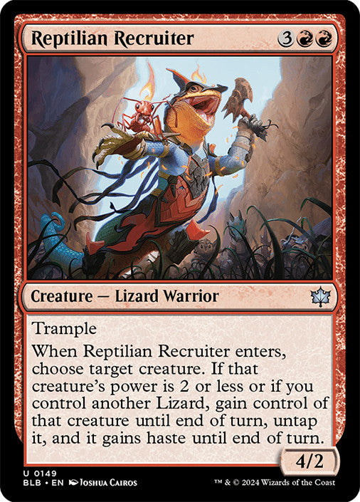 Reptilian Recruiter - Bloomburrow (BLB) #149