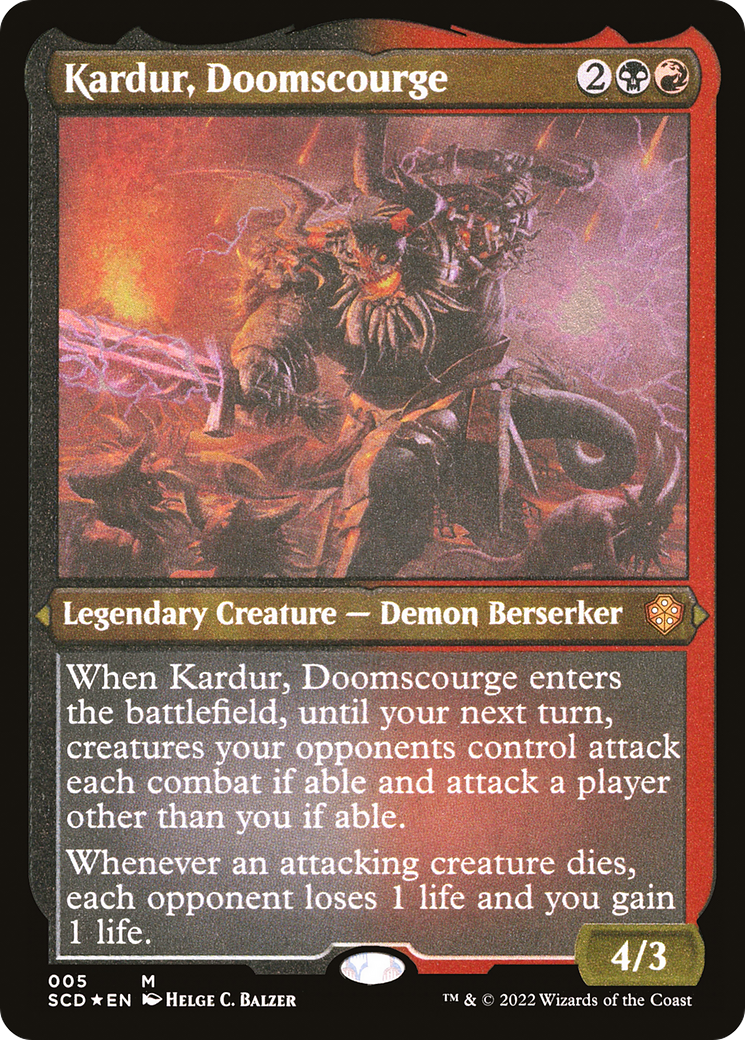 Kardur, Doomscourge - (SCD) #5 (Foil)