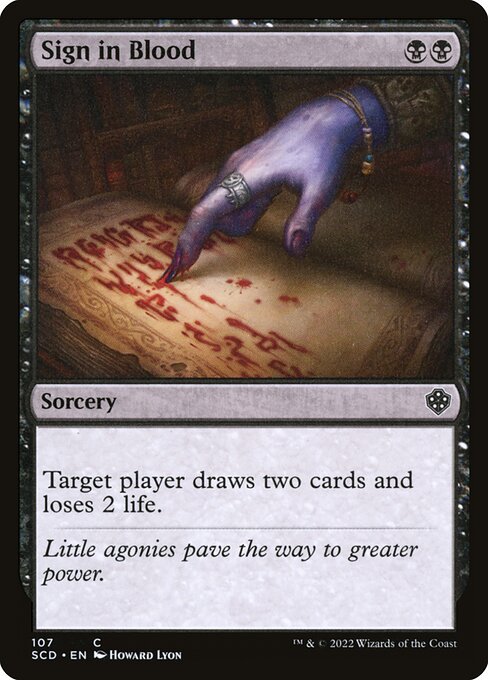 Sign in Blood - (SCD) #107
