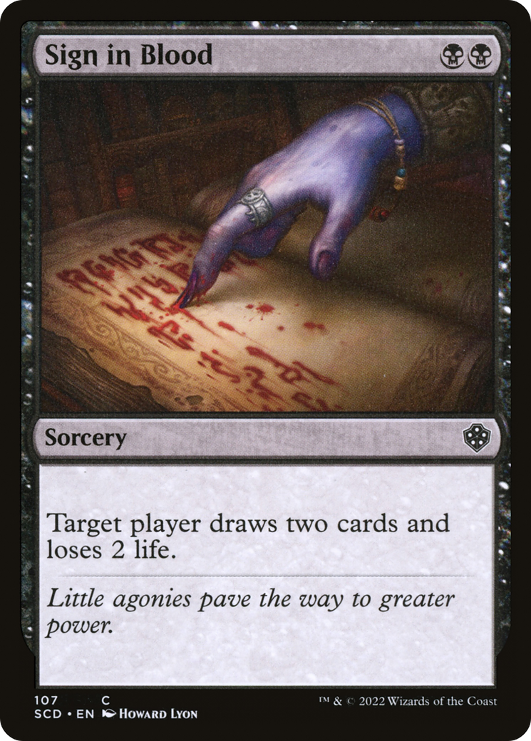 Sign in Blood - (SCD) #107