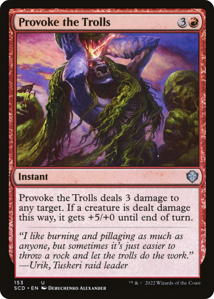 Provoke the Trolls - (SCD) #153