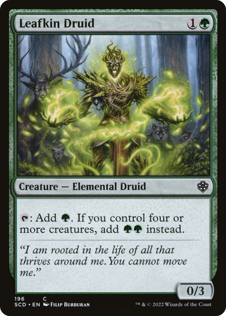 Leafkin Druid - (SCD) #196