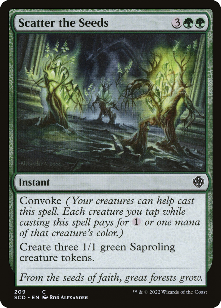 Scatter the Seeds - (SCD) #209