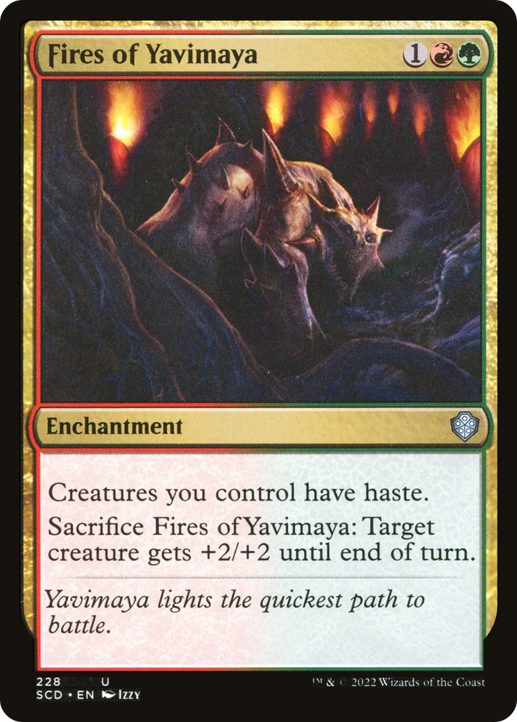 Fires of Yavimaya - (SCD) #228