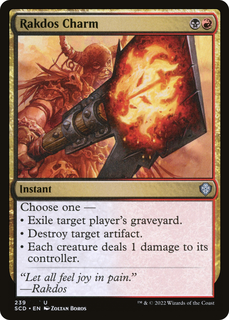 Rakdos Charm - (SCD) #239
