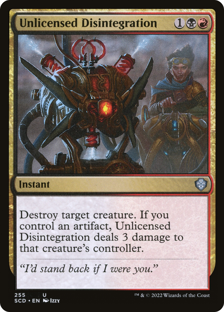 Unlicensed Disintegration - (SCD) #255