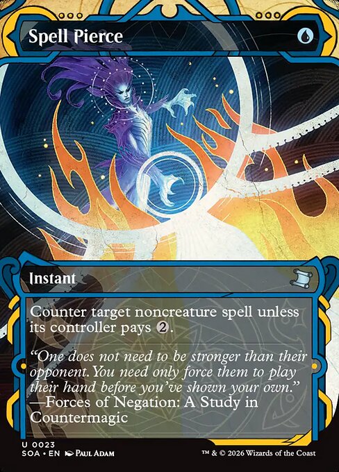 Spell Pierce - (SOA) #23 (Borderless)
