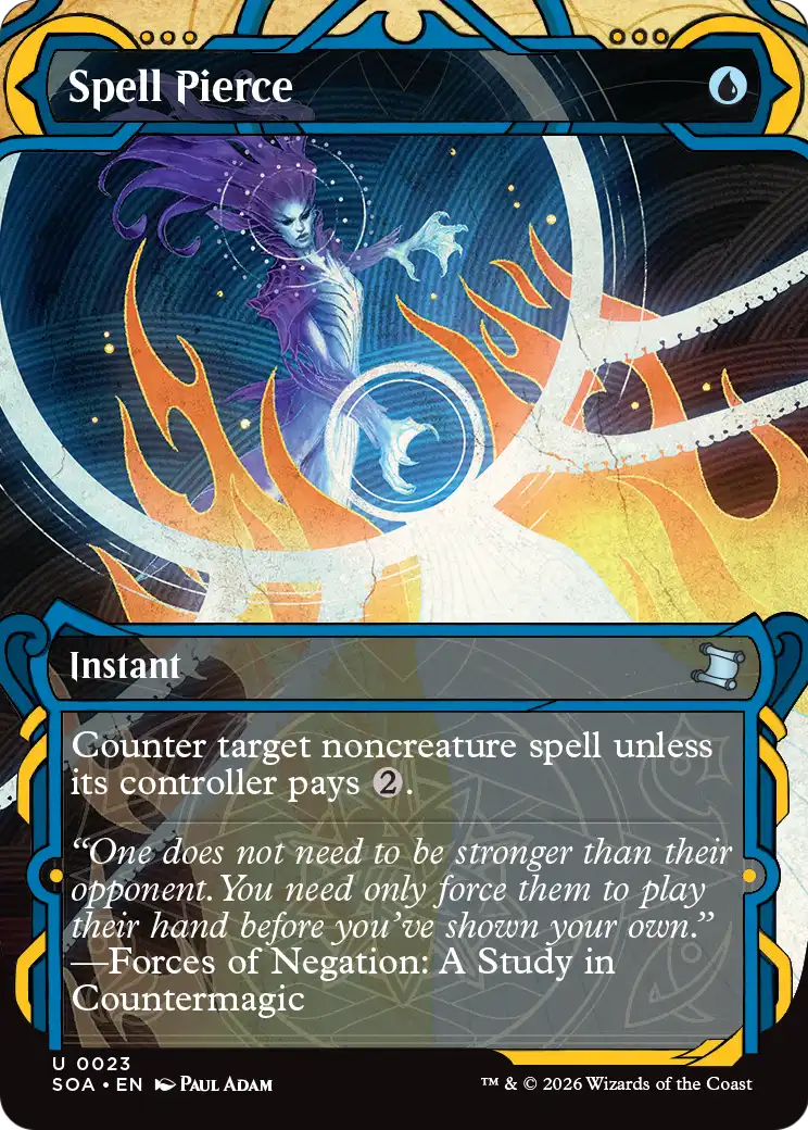 Spell Pierce - (SOA) #23 (Borderless)