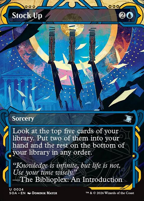 Stock Up - (SOA) #24 (Borderless)