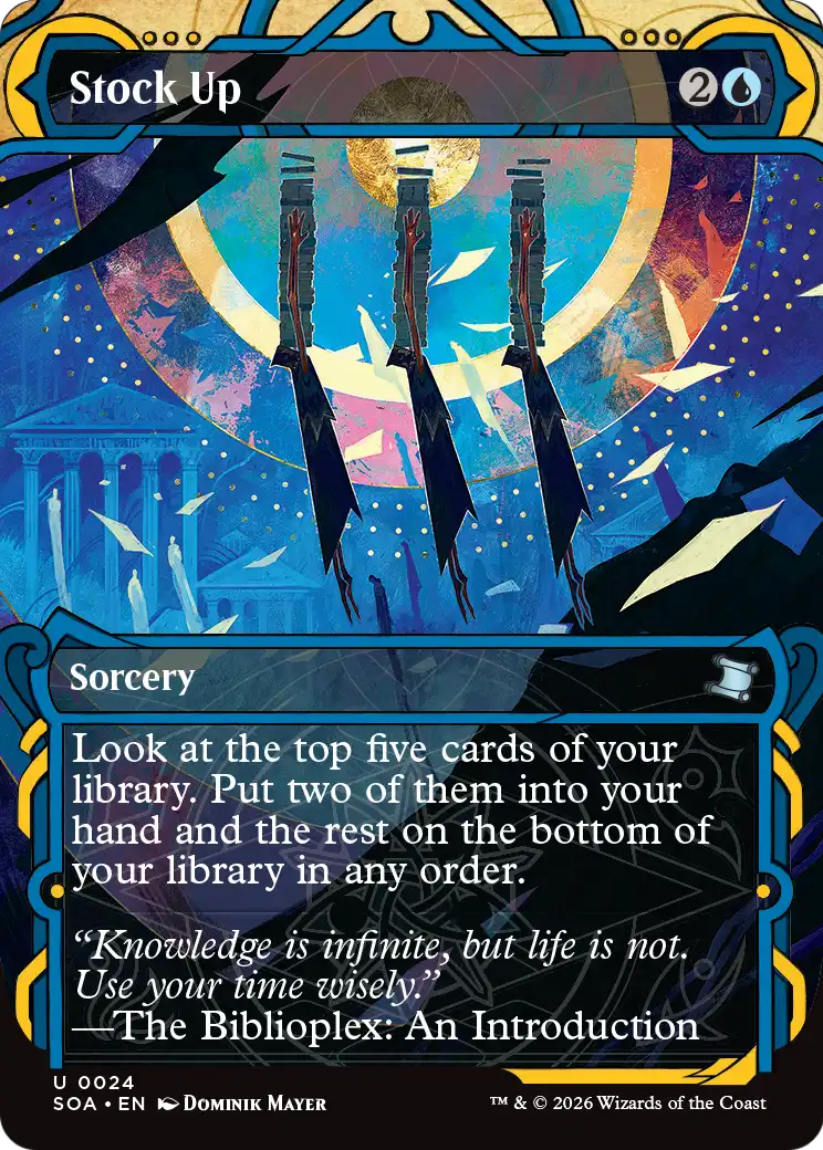 Stock Up - (SOA) #24 (Borderless)
