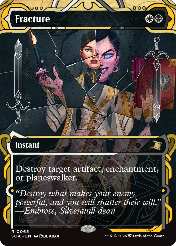 Fracture - (SOA) #65 (Foil/Borderless)