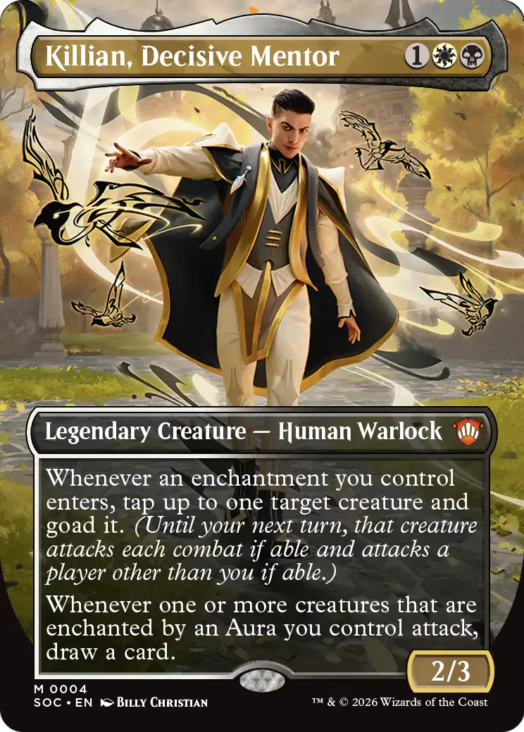 Killian, Decisive Mentor - (SOC) #4 (Borderless)