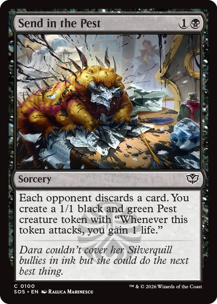 Send in the Pest - (SOS) #100 (Foil)