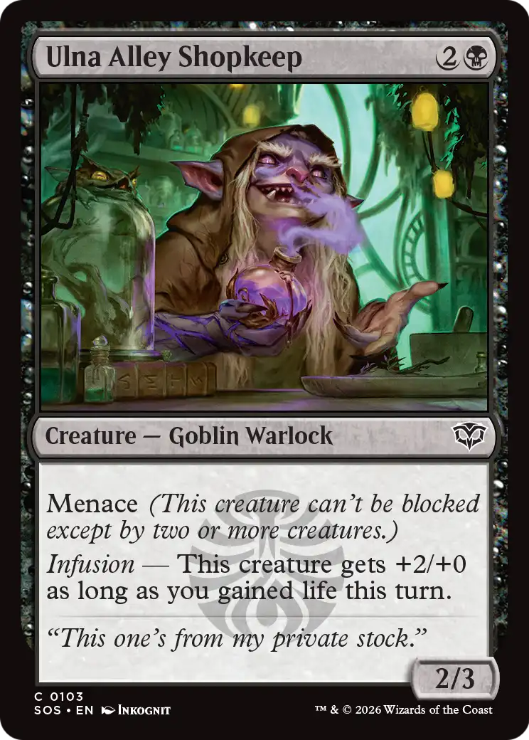 Ulna Alley Shopkeep - (SOS) #103 (Foil)