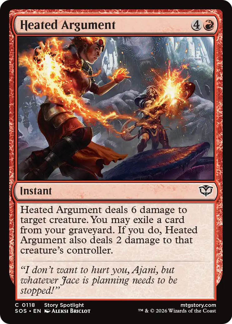 Heated Argument - (SOS) #118 (Foil)