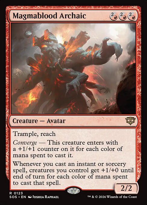 Magmablood Archaic - (SOS) #123 (Foil)