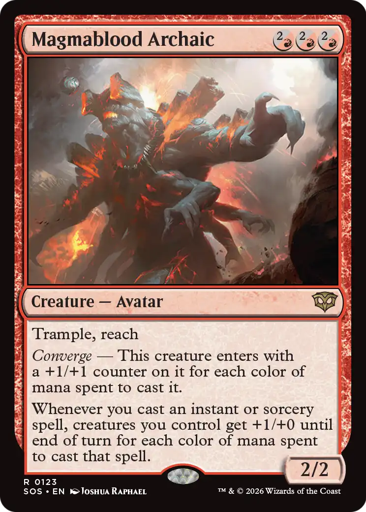 Magmablood Archaic - (SOS) #123 (Foil)