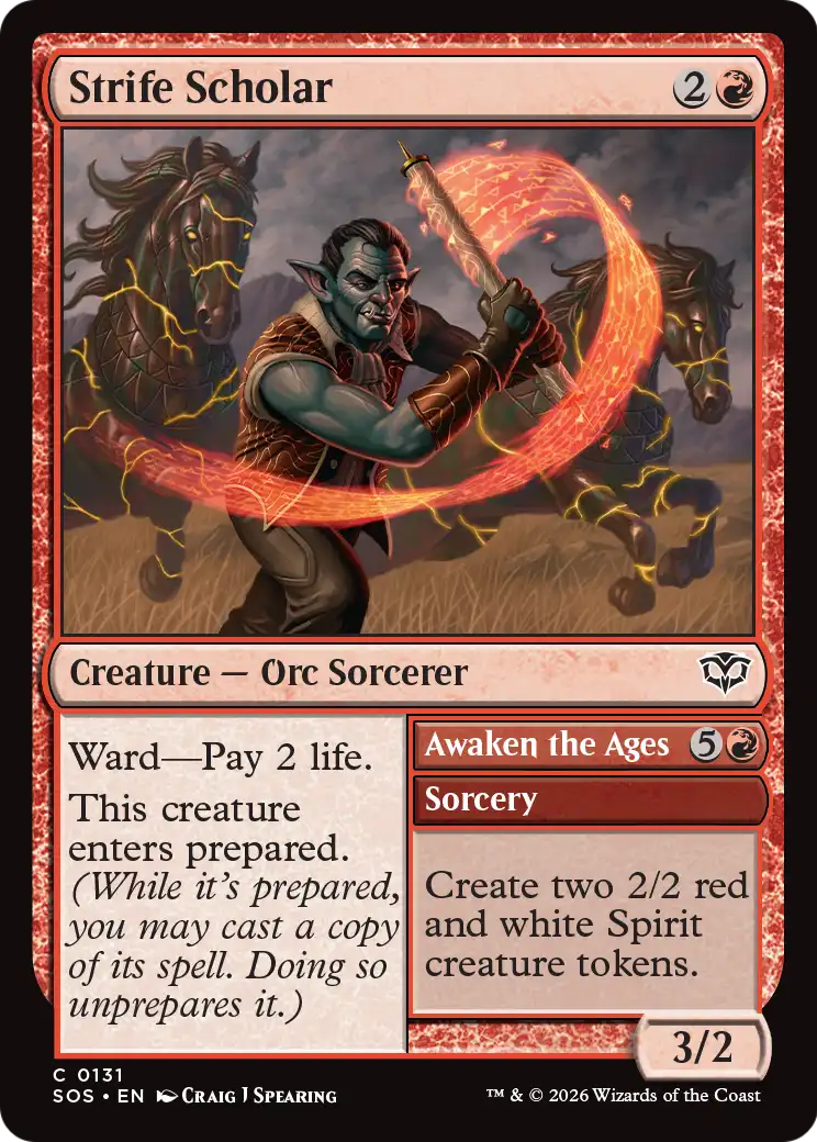 Strife Scholar // Awaken the Ages - (SOS) #131