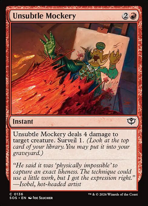 Unsubtle Mockery - (SOS) #136