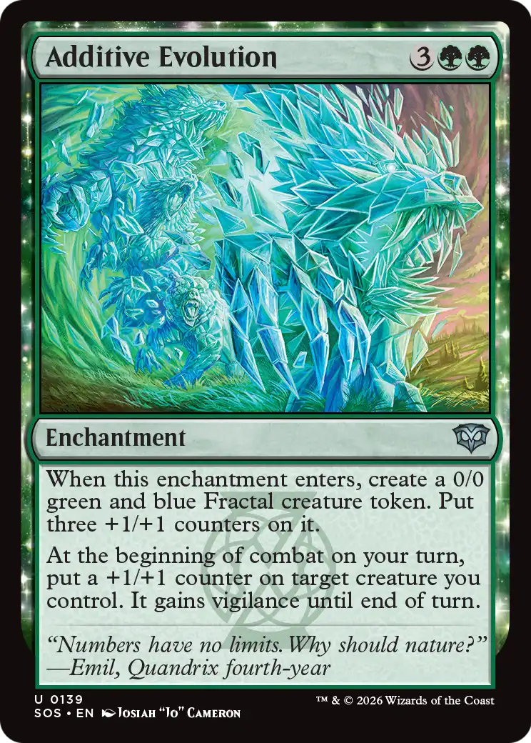 Additive Evolution - (SOS) #139 (Foil)