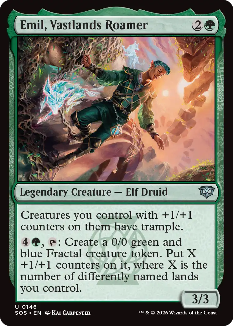 Emil, Vastlands Roamer - (SOS) #146 (Foil)