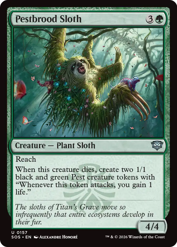 Pestbrood Sloth - (SOS) #157