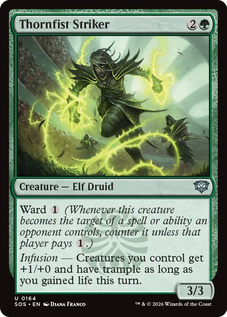 Thornfist Striker - (SOS) #164 (Foil)