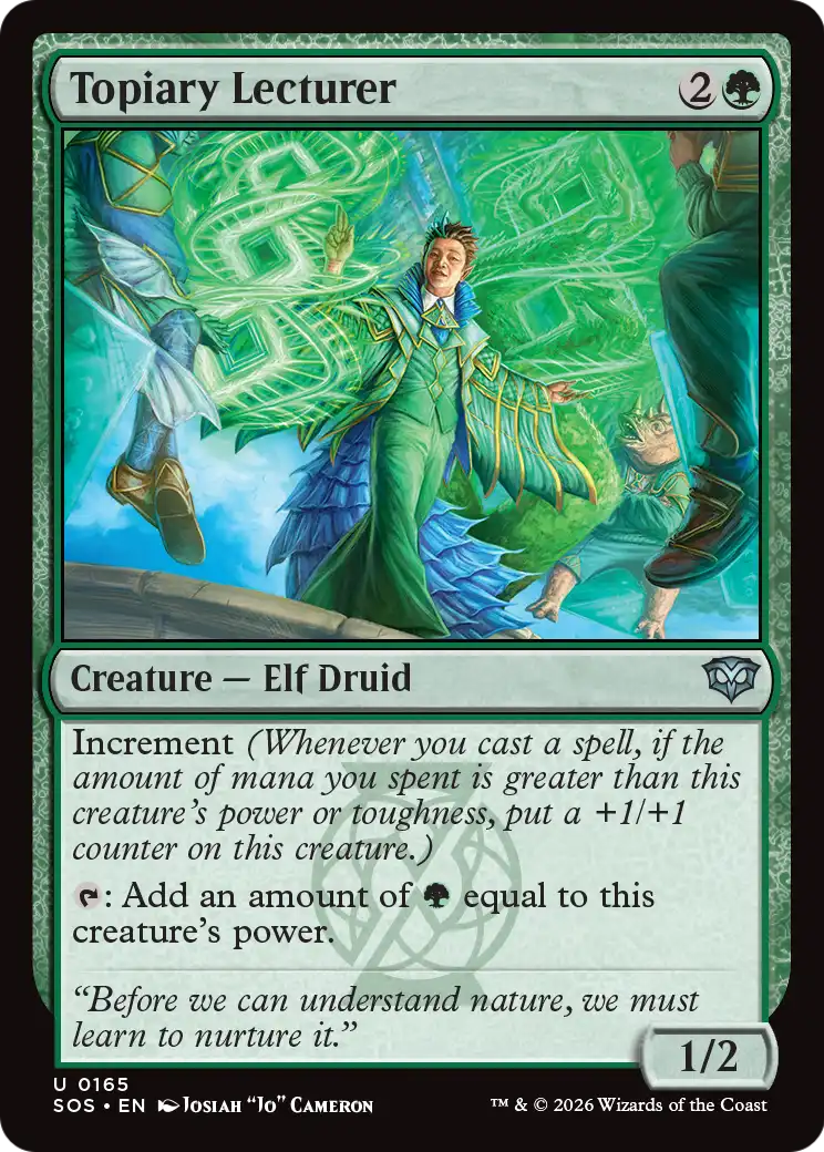 Topiary Lecturer - (SOS) #165 (Foil)