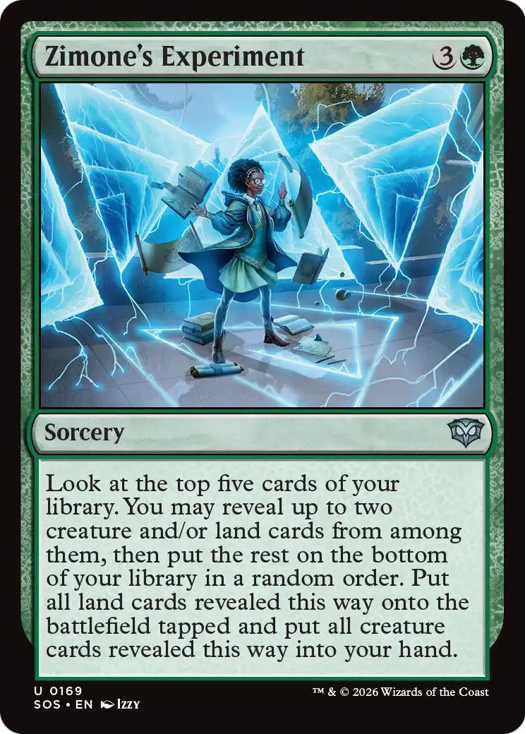 Zimone's Experiment - (SOS) #169 (Foil)