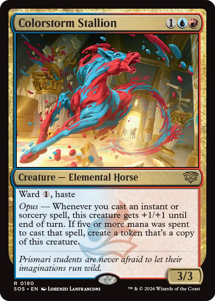 Colorstorm Stallion - (SOS) #180 (Foil)